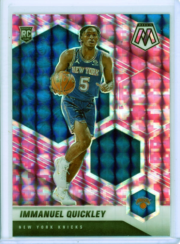 Immanuel Quickly - 2020-21 Mosaic #208 - Pink Camo Prizm RC