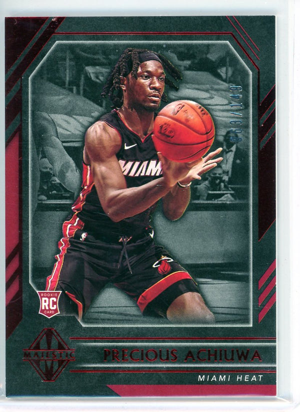 Precious Achiuwa - 2020-21 Chronicles Majestic #361 - Red Numbered 63/149 RC