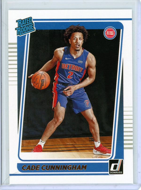 Cade Cunningham - 2021-22 Donruss #211 - Rated Rookie RC