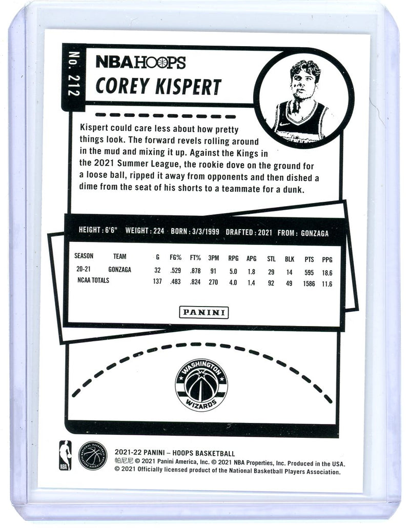 Corey Kispert - 2021-22 NBA Hoops