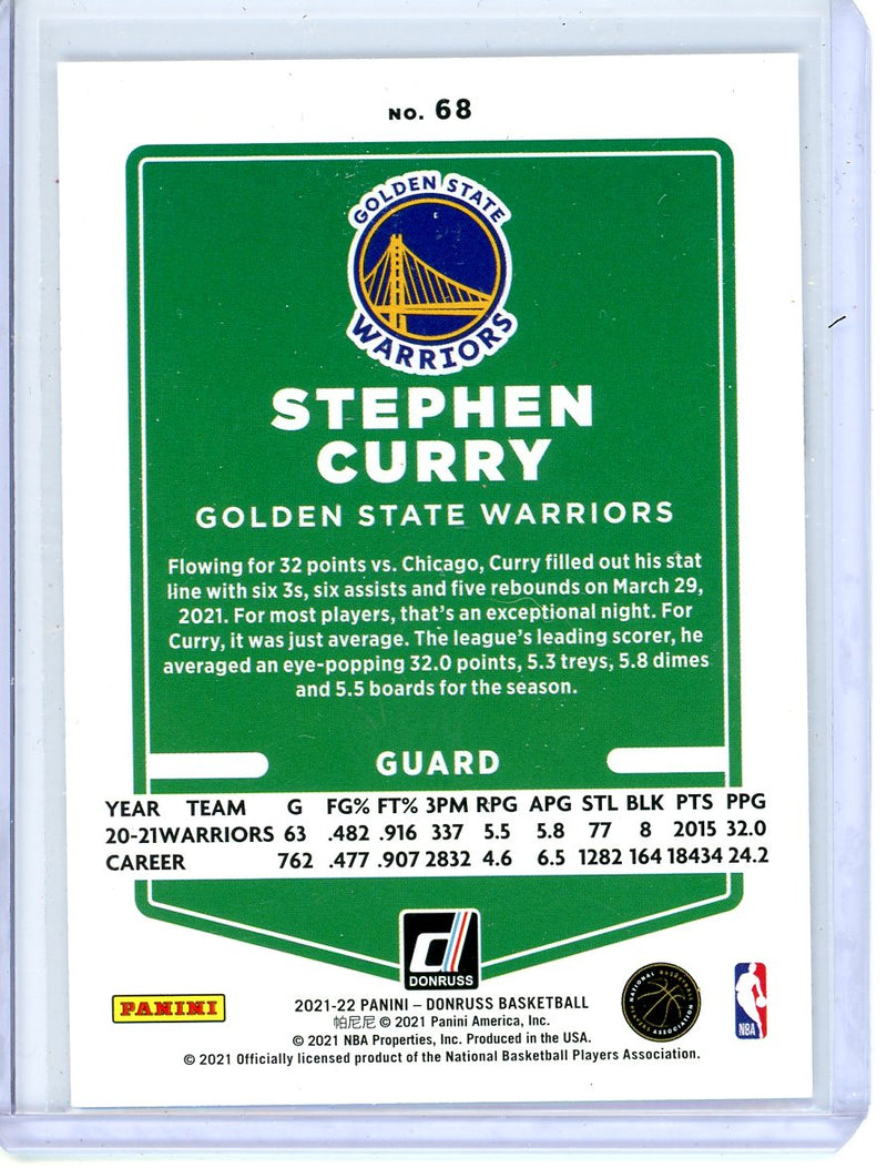 Stephen Curry - 2021-22 Donruss