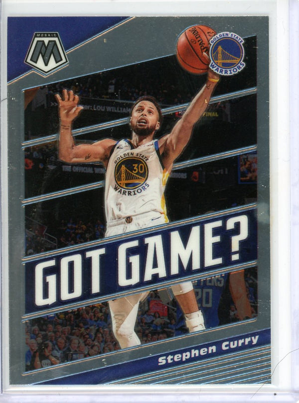 Stephen Curry - 2019-20 Mosaic #9 - He Got Game insert