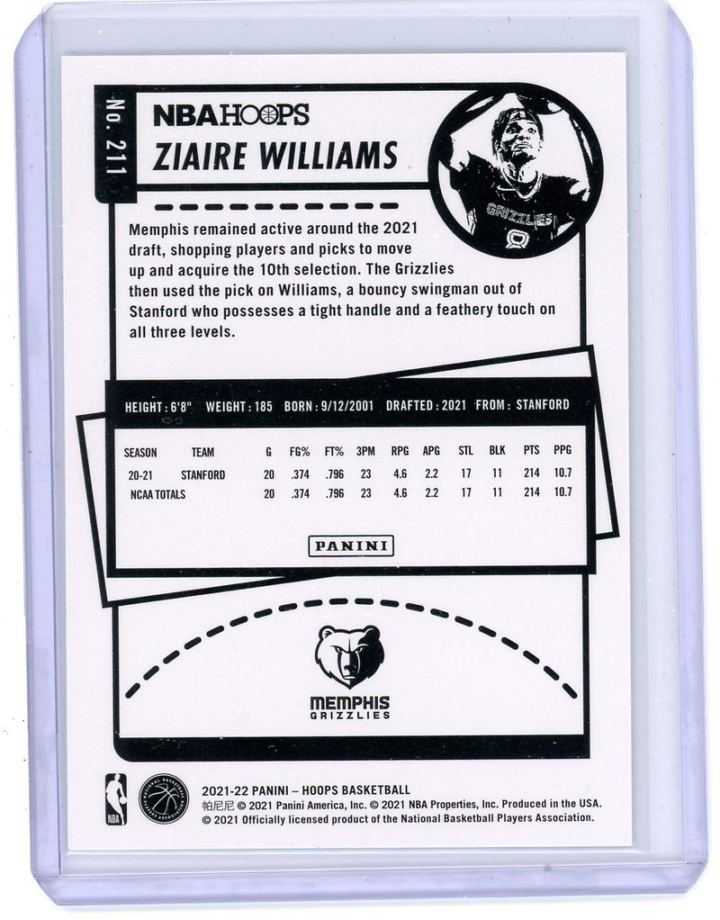 Ziaire Williams - 2021-22 NBA Hoops