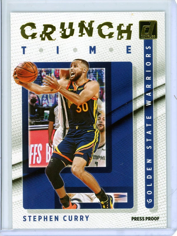 Stephen Curry - 2021-22 Donruss #3 - Crunch Time Press Proof