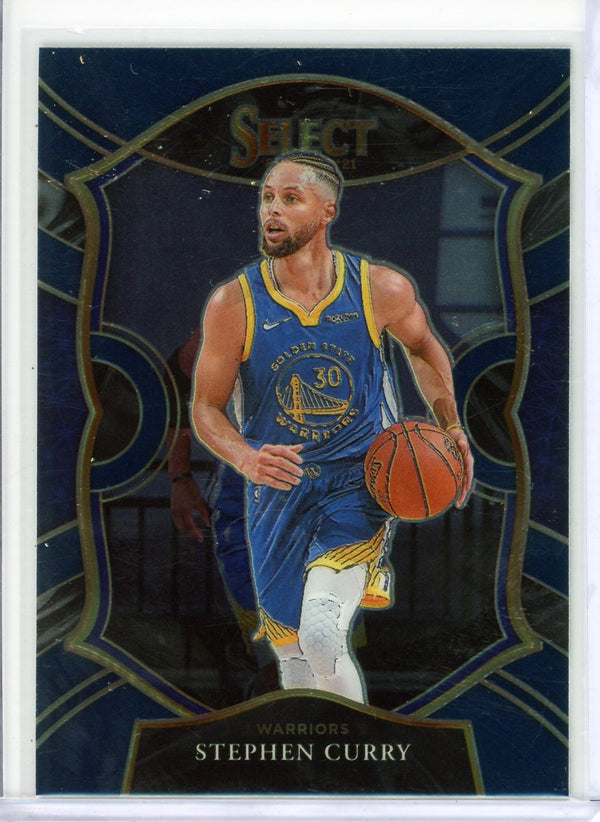 Stephen Curry - 2020-2021 Panini Select #57 - Blue Concourse