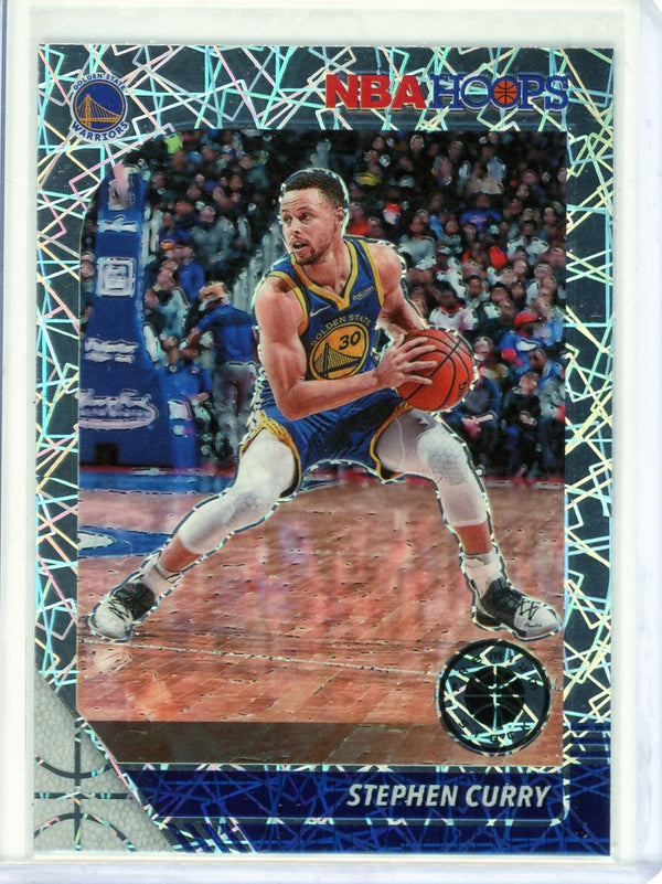 Stephen Curry - 2019-20 NBA Hoops Premium Stock #59 - Laser Prizm