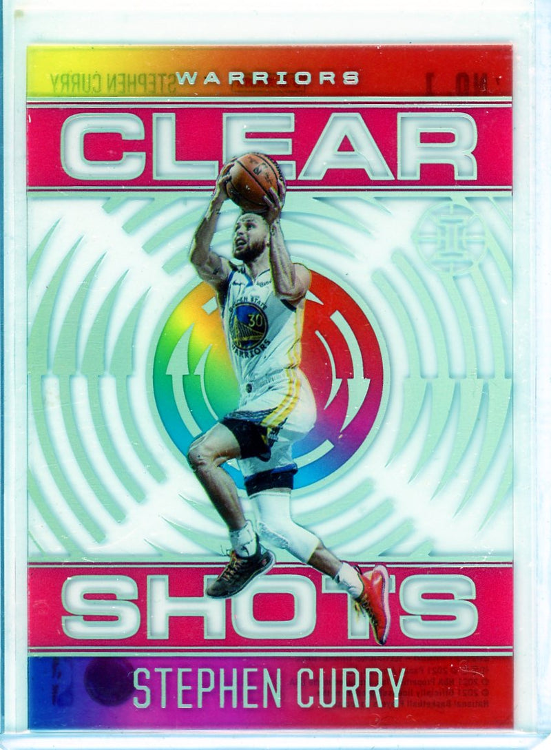 Stephen Curry - 2020-21 Illusions - Clear Shots Pink Acetate