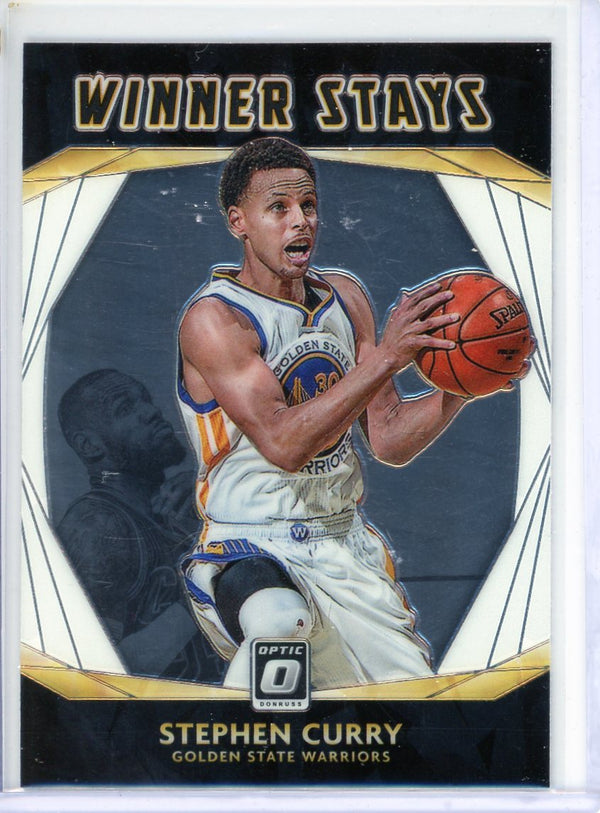 Stephen Curry - 2020-21 Donruss Optic #3 - Winner Stays