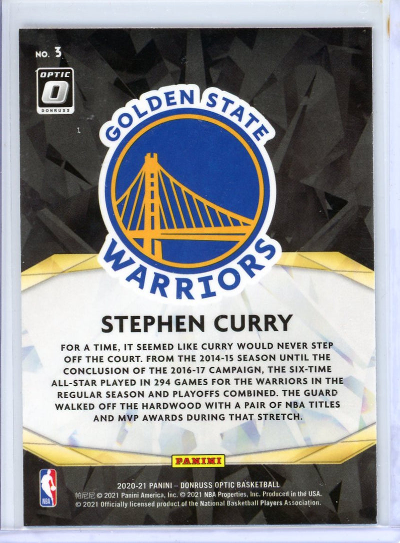 Stephen Curry - 2020-21 Donruss Optic