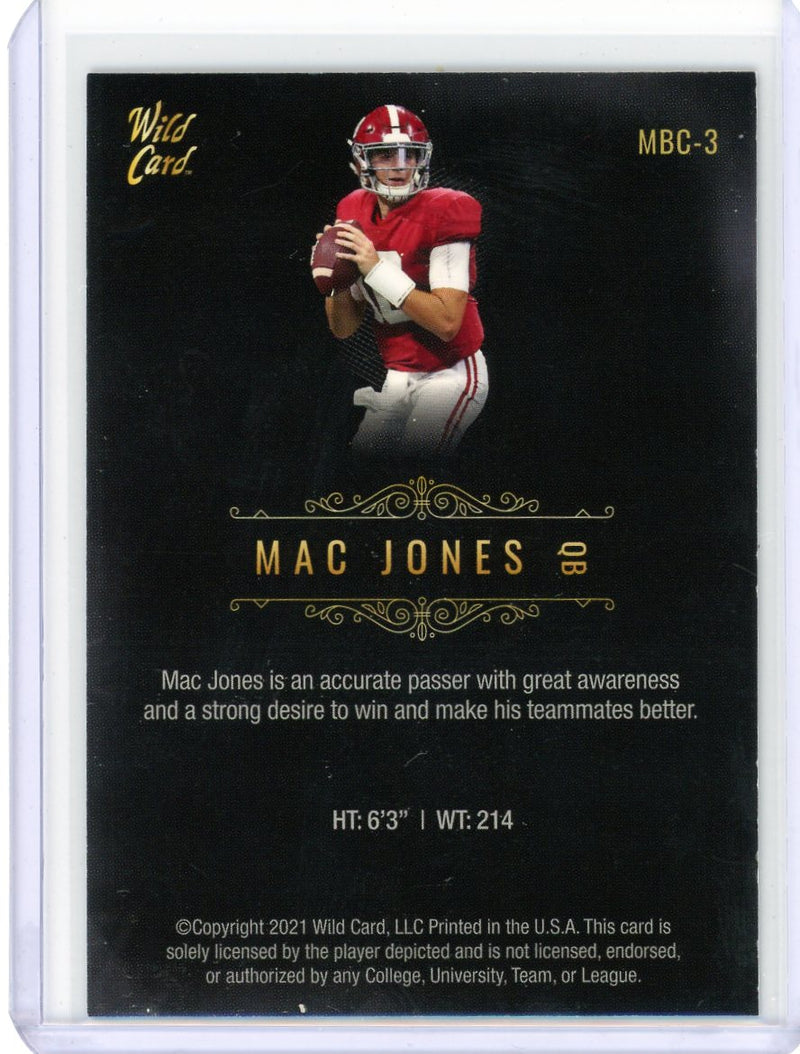 Mac Jones - 2021 Wild Card Matte Premier