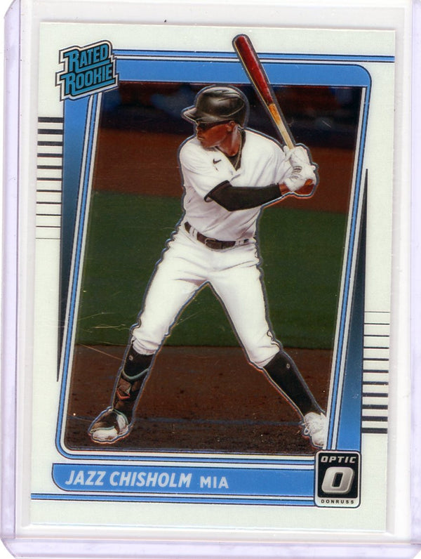 Jazz Chisholm Jr. - 2021 Donruss Optic #58 - Rated Rookie Card