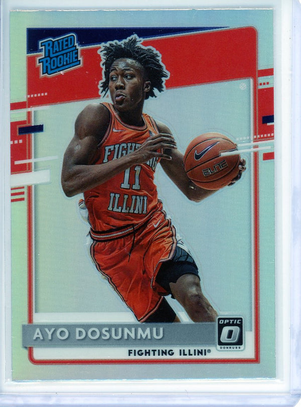 Ayo Dosunmu - 2021 Chronicles Donruss Optic Draft Picks #219 - Prizm Rookie Card