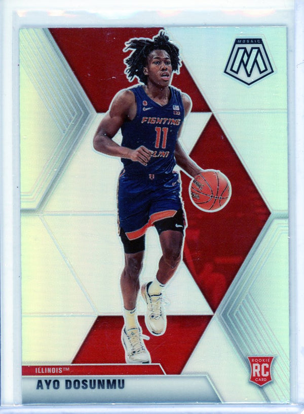 Ayo Dosunmu - 2021 Chronicles Mosaic Draft Picks #268 - Prizm Rookie Card