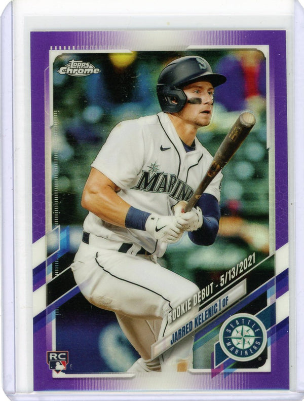 Jarred Kelenic - 2021 Topps Chrome #USC2 - Purple Rookie Debut Rookie Card