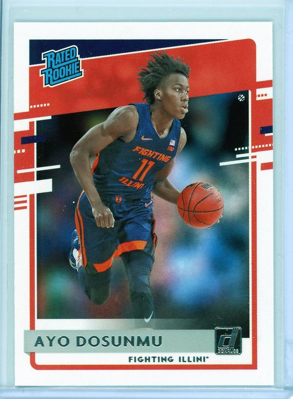 Ayo Dosunmu - 2021 Chronicles Donruss Draft Picks #44 - Rated Rookie Card