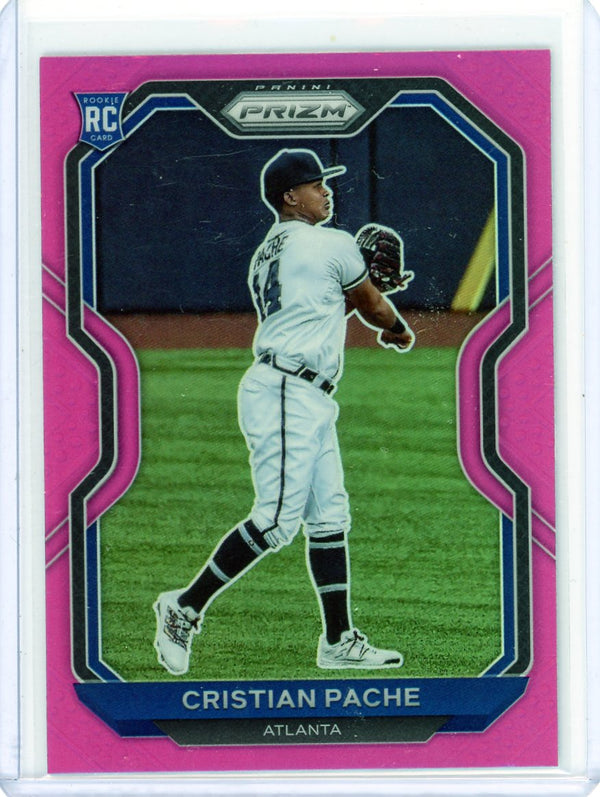 Cristian Pache - 2021 Panini Prizm #144 - Pink Prizm Rookie Card