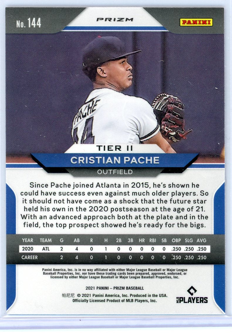 Cristian Pache - 2021 Panini Prizm