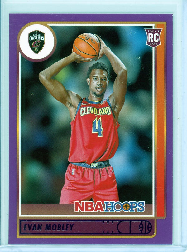 Evan Mobley - 2021-22 NBA Hoops #234 - Purple Rookie Card