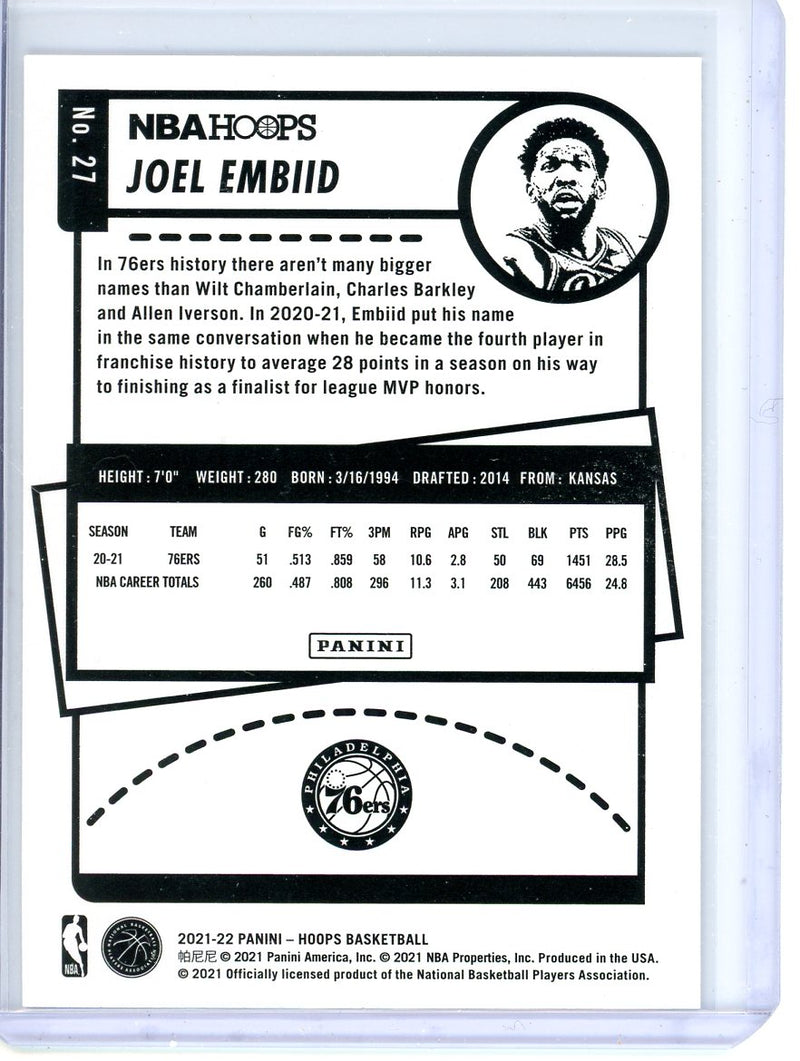 Joel Embiid - 2021-22 NBA Hoops