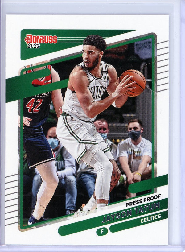 Jayson Tatum - 2021-22 Donruss #60 - Press Proof