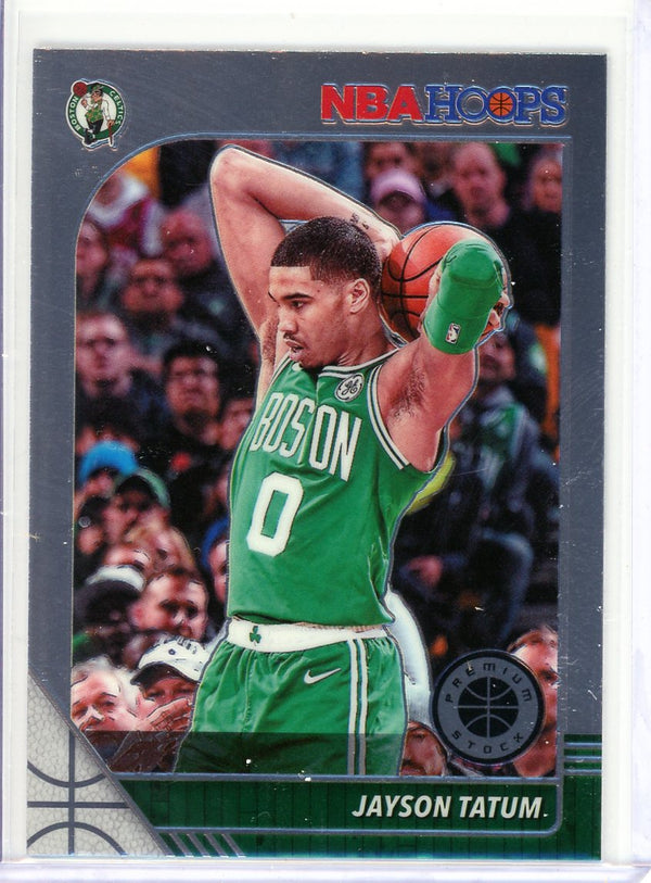 Jayson Tatum - 2019-20 NBA Hoops Premium Stock #6 - Base