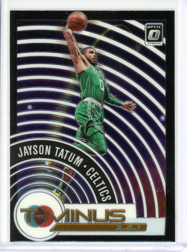 Jayson Tatum - 2020-21 Donruss Optic #11 - T-Minus