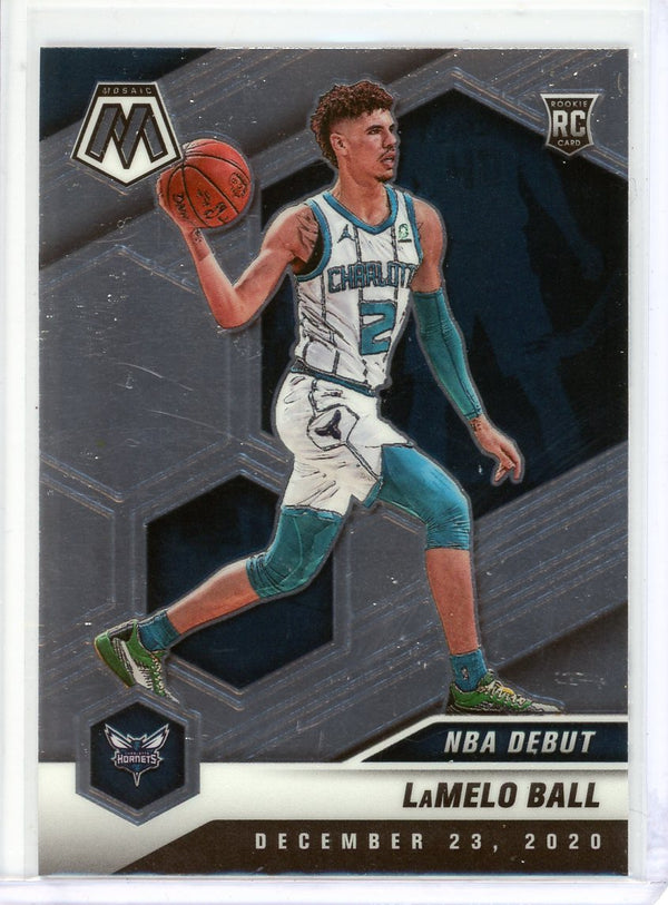 LaMelo Ball - 2020-21 Mosaic #262 - NBA Debut Rookie Card