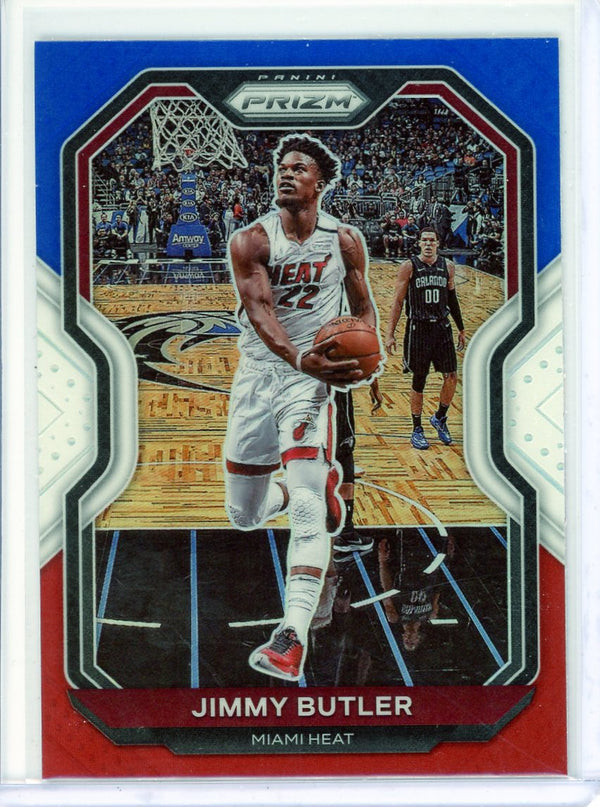 Jimmy Butler - 2020-21 Panini Prizm #137 - Red White and Blue Prizm