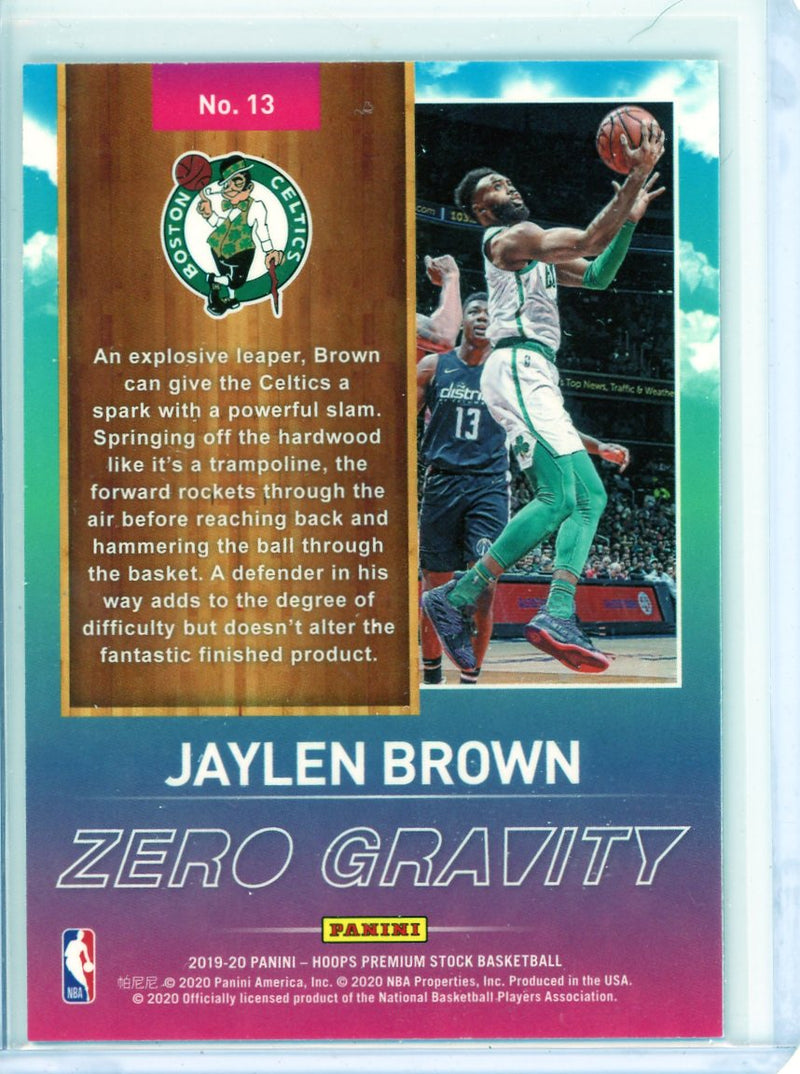 Jaylen Brown - 2019-20 NBA Hoops Premium Stock
