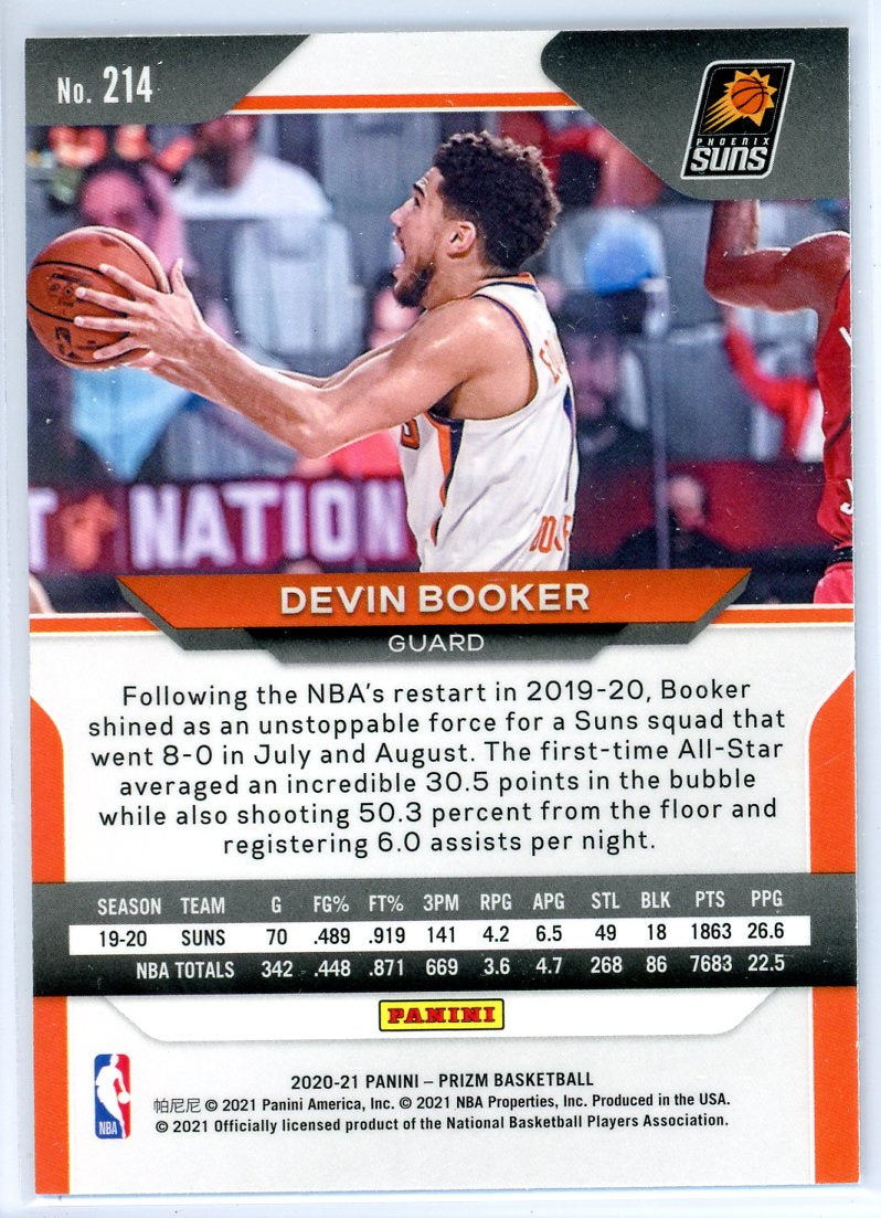 Devin Booker - 2020-21 Panini Prizm