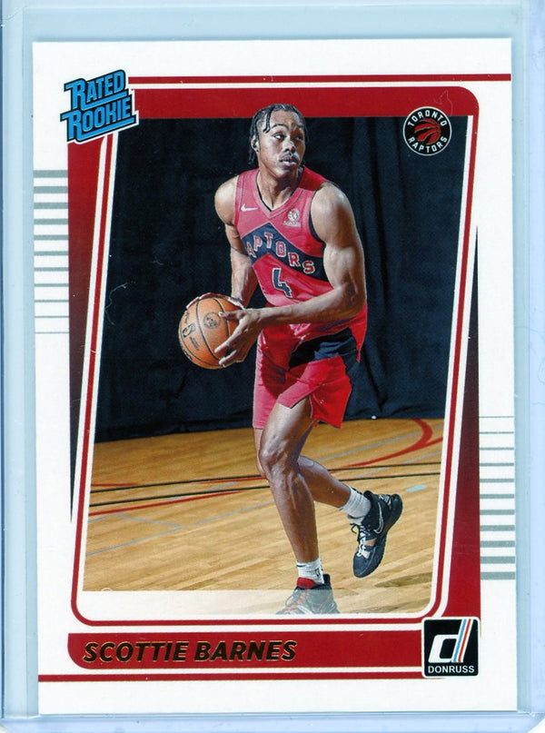 Scottie Barnes - 2021-22 Donruss #236 - Rated Rookie Card