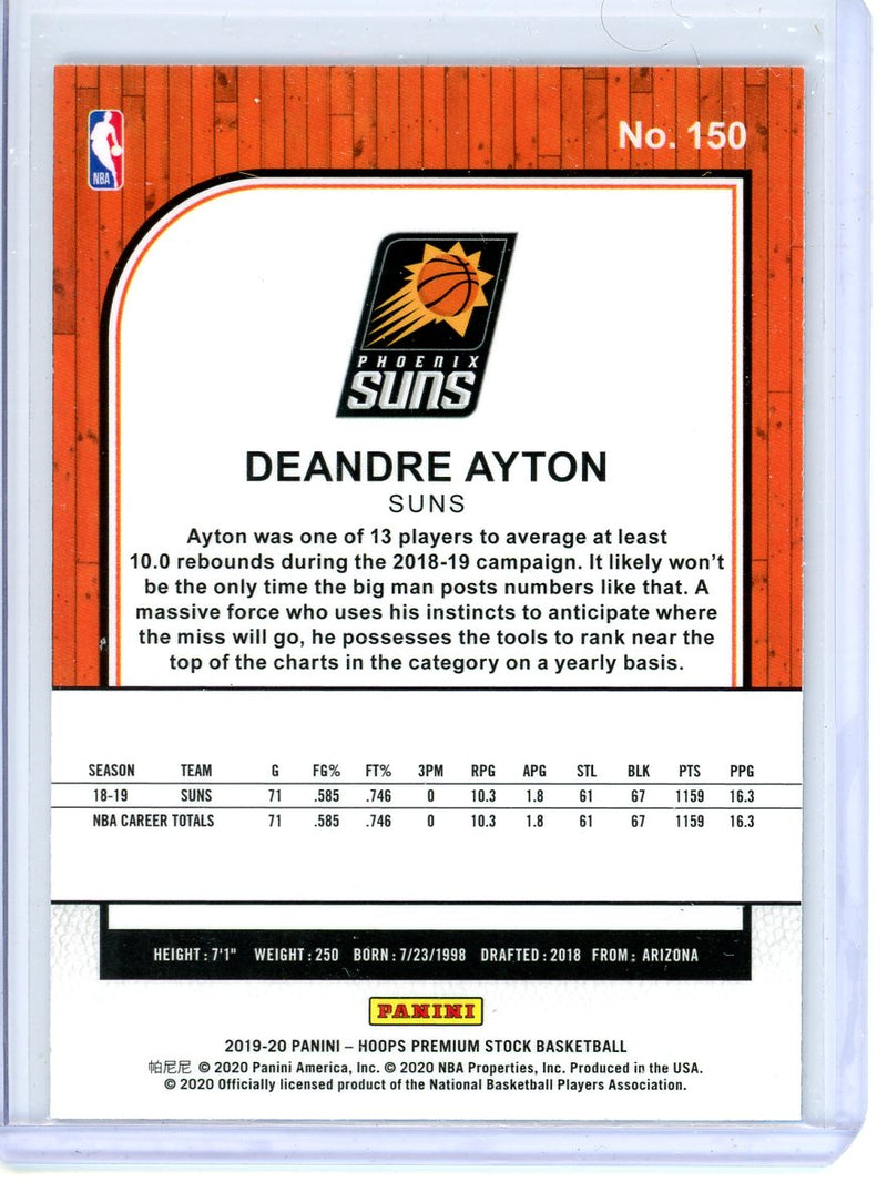 Deandre Ayton - 2019-20 NBA Hoops Premium Stock