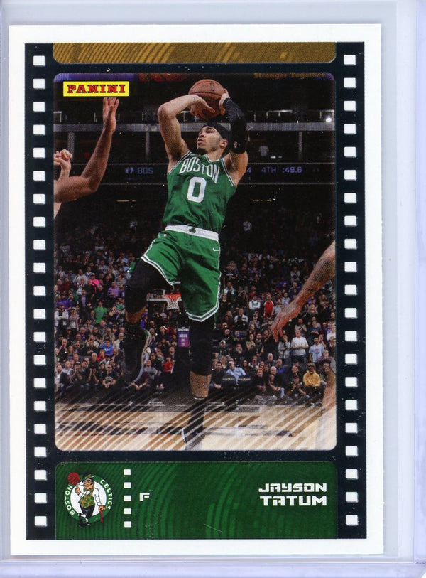 Jayson Tatum - 2019-20 NBA Sticker & Card Collection #35 - Base