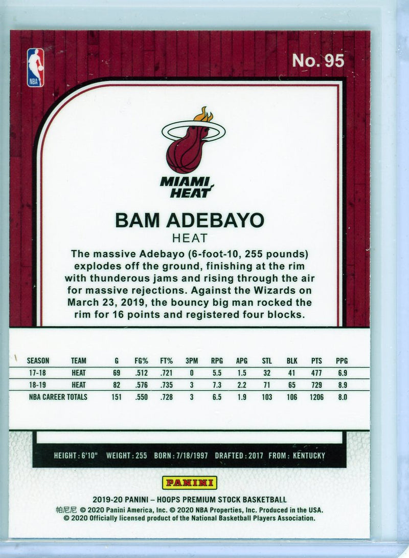 Bam Adebayo - 2019-20 NBA Hoops Premium Stock