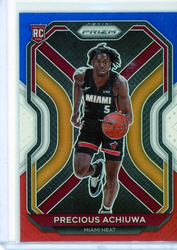 Precious Achiuwa - 2020-21 Panini Prizm #294 - Red White Blue Prizm Rookie Card