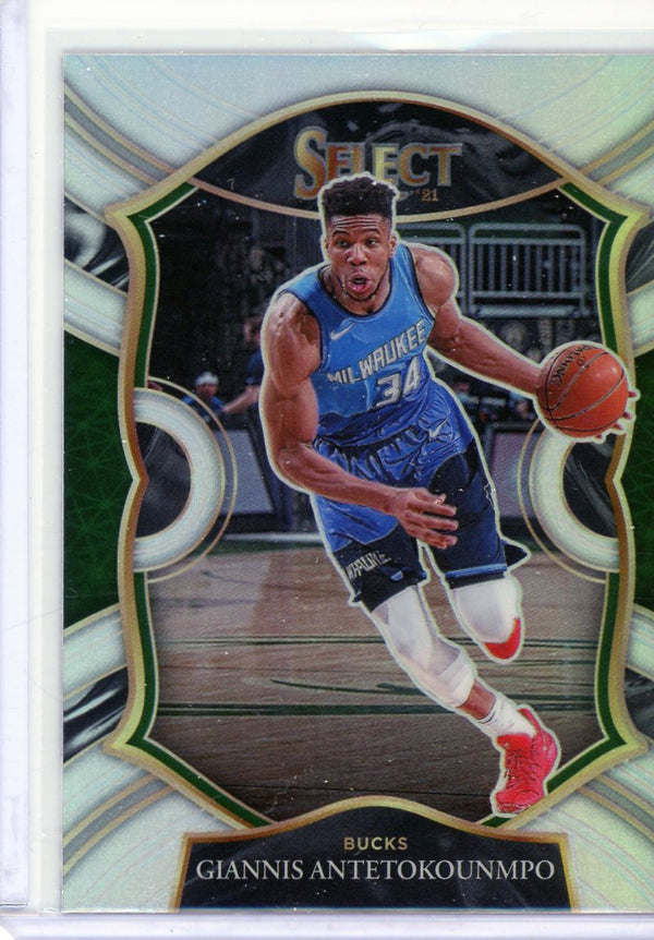 Giannis Antetokounmpo - 2020-21 Select #54 - Concourse Silver Prizm