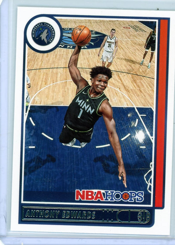 Anthony Edwards - 2021-22 NBA Hoops #151 - Base