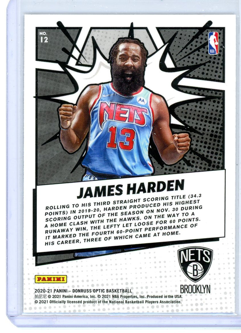 James Harden - 2020-21 Donruss Optic