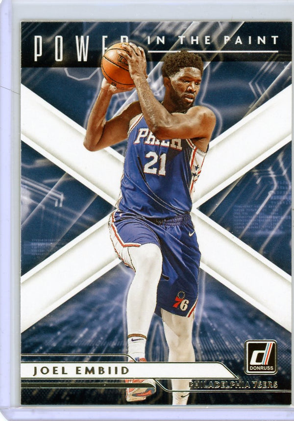 Joel Embiid - 2021-22 Donruss #10 - Power in the Paint