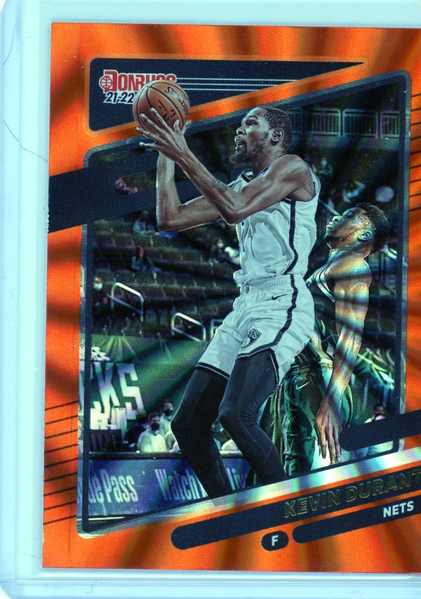 Kevin Durant - 2021-22 Donruss #8 - Orange Laser