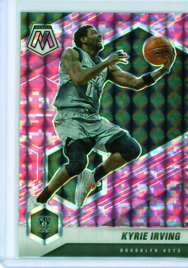 Kyrie Irving - 2020-21 Mosaic #198 - Pink Camo Prizm