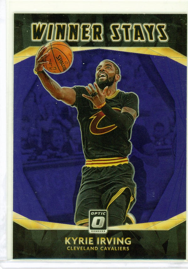 Kyrie Irving - 2020-21 Donruss Optic #2 - Purple Prizm Winner Stays