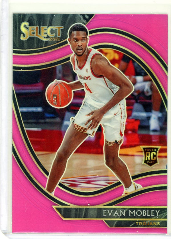 Evan Mobley - 2021 Chronicles Select Draft Picks #277 - Pink Prizm Rookie Card